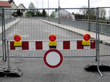 Seit Wochen gesperrt: Die marode Lohnbrücke